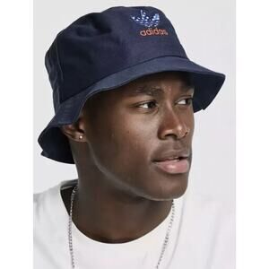 NEW Adidas Americana Navy Blue Bucket Hat One Size Stars and Stripes NWT